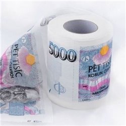 Toaletní papír 5000 Kč