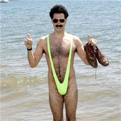 Plavky Borat Mankini