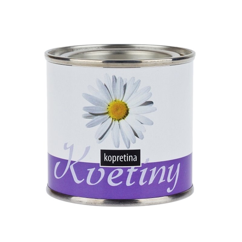 Květiny v plechovce Květiny v plechovce