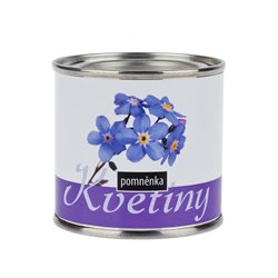Květiny v plechovce