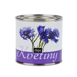 Květiny v plechovce